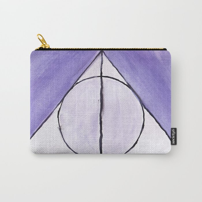 Purple Deathly Hallows Carry-All Pouch