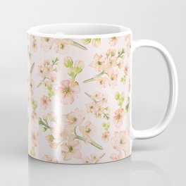 Dreamy Watercolor peach florals Coffee Mug