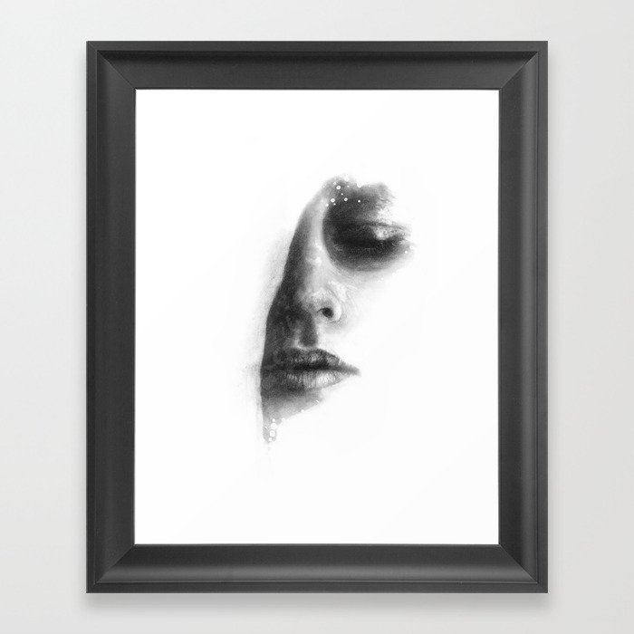 Face 3 Framed Art Print