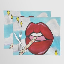 cherry lips Placemat
