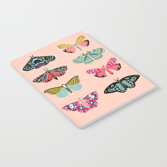 Lepidoptery No. 1 by Andrea Lauren Notebook