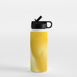 Yellow Gold Brushed Clouds Water Bottle