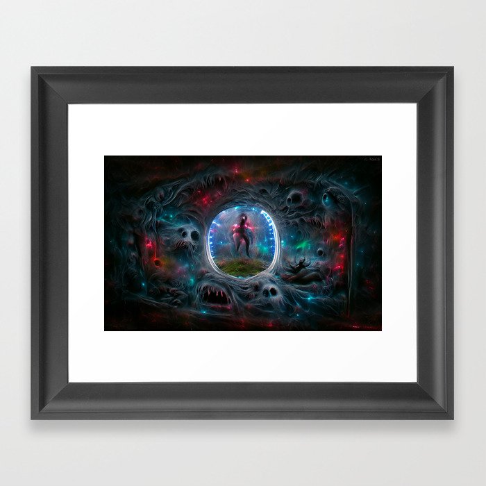 From Within the Cave Framed Art Print