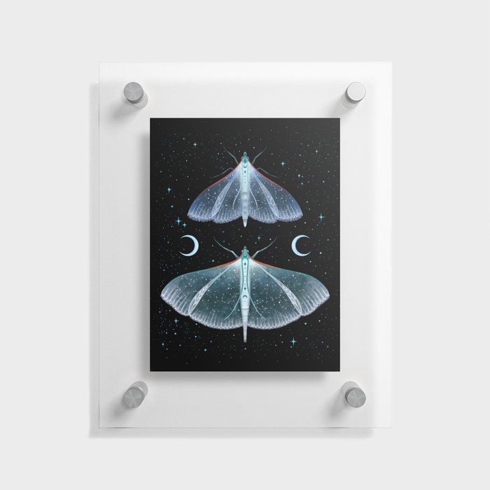 White Pearl Floating Acrylic Print