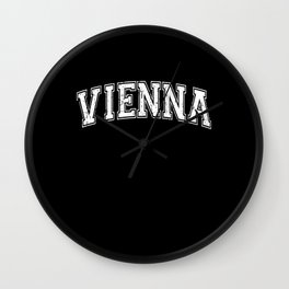 Vienna City Capital of Austria Wall Clock