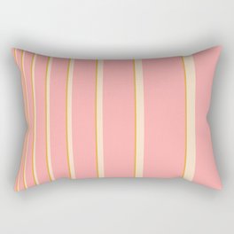 Mod Op Art in Pink Rectangular Pillow