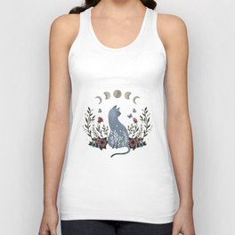 Cat on the Hill Unisex Tank Top