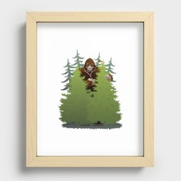 Hiding Bigfoot Recessed Framed Print