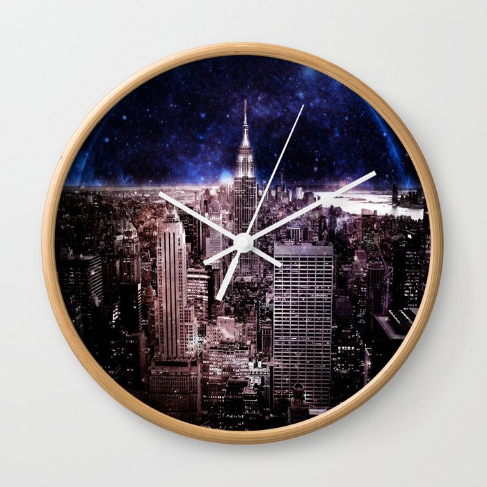 New York City : Parallel Dimension Wall Clock