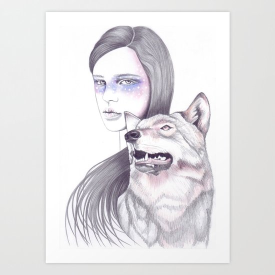 Wolf Like Me Art Print