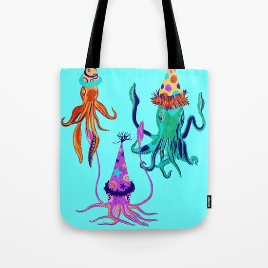 Party Squids Tote Bag