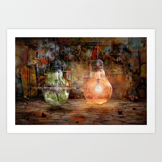Quickly shot Art Print