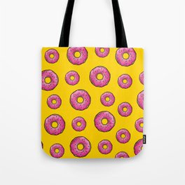 Pink Donuts Tote Bag