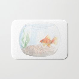 Grumpy Goldfish Bath Mat