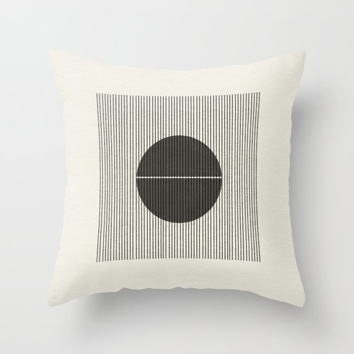 Minimalist Japandi Object No. 02 Throw Pillow