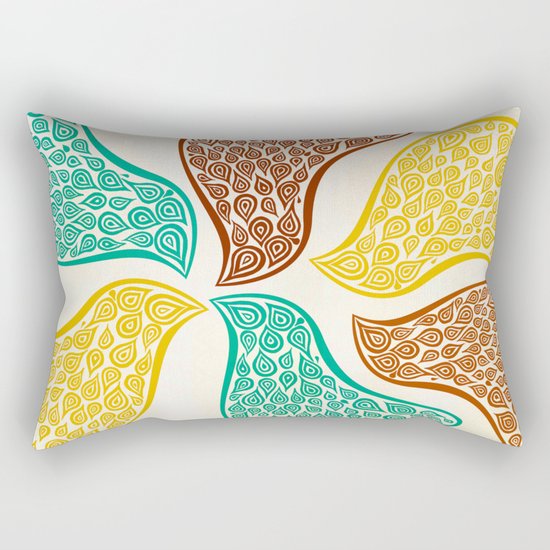 Birds in Disguise Color Rectangular Pillow