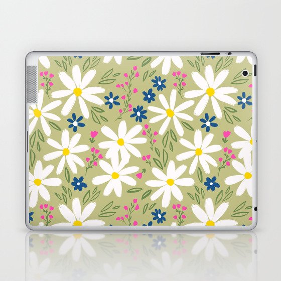 Spring Flower Pattern Laptop & iPad Skin