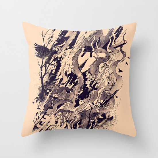 Chaos Throw Pillow