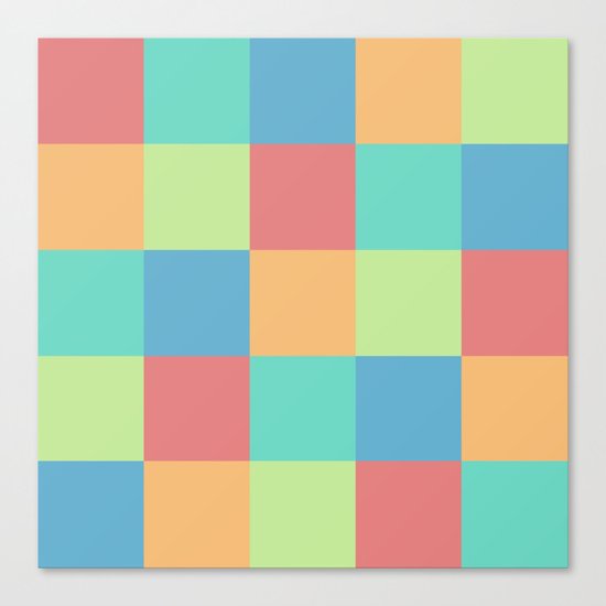 Pixels Canvas Print