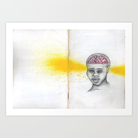 Ear Wax Explosion Art Print