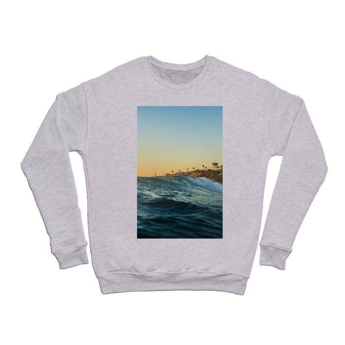 Blue Waves Ocean Sea Crewneck Sweatshirt