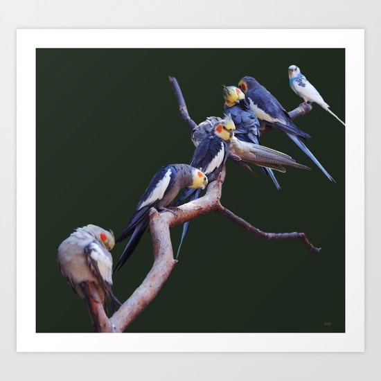 Aw, That Sign Said Cocktails! Art Print
