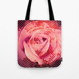 Pink cyber rose Tote Bag