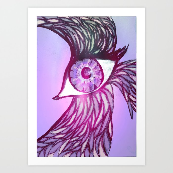 Eye Bird Art Print