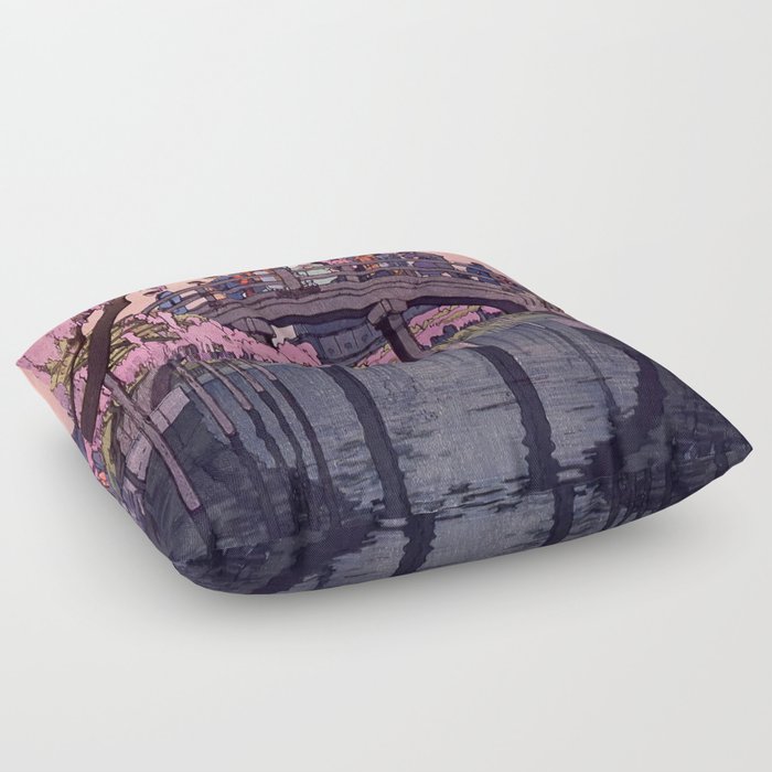 Kameido, from “Twelve Subjects of Tokyo”  Floor Pillow