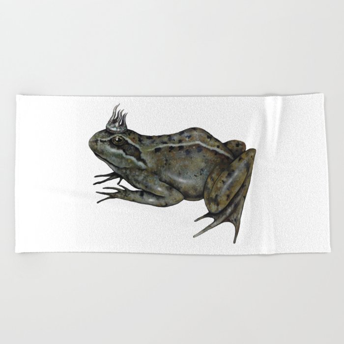 The Frog Prince Beach Towel