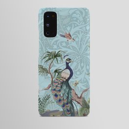 Chinoiserie Peacock Heron Floral Garden & William Morris Art Android Case