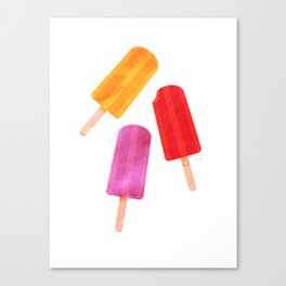 Popsicles Canvas Print