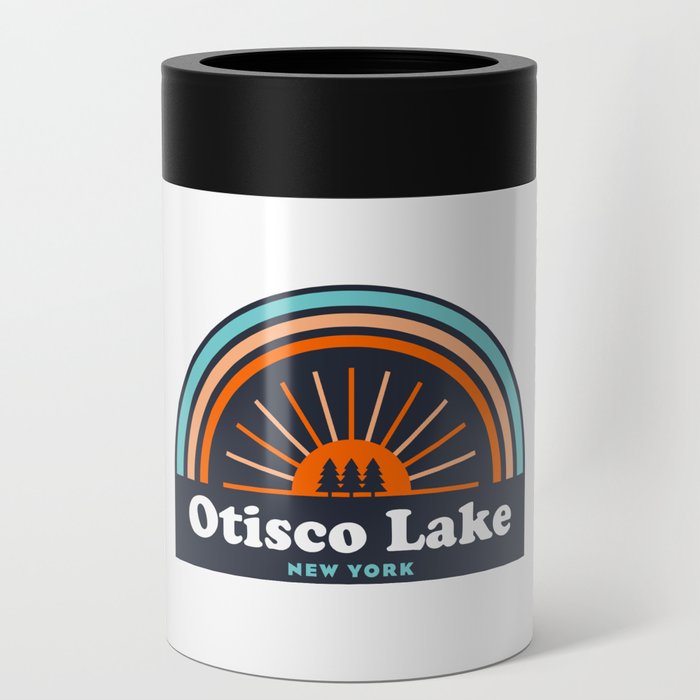 Otisco Lake New York Rainbow Can Cooler