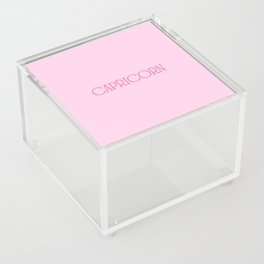 Barbie Pink Capricorn Energy Acrylic Box
