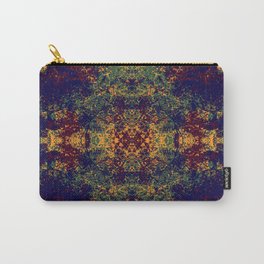 Colorful Abstract Decorative Boho Chic Style Mandala Art - Kodona Carry-All Pouch