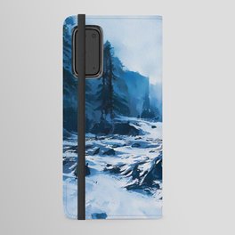 Frozen Landscape Android Wallet Case