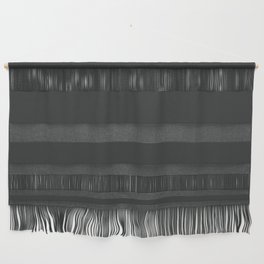 Dark Black Solid Color Pantone Jet Set 19-5708 TCX Shades of Blue-green Hues Wall Hanging