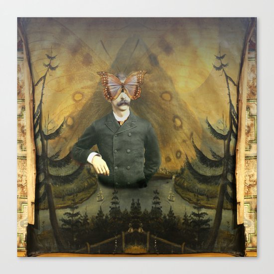 Lepidopterologist at Rest Canvas Print