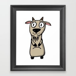 Lé Goat Framed Art Print