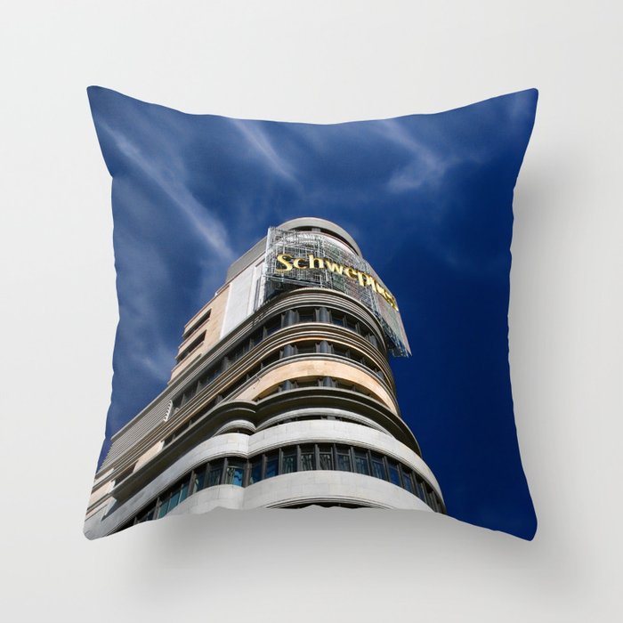Madrid, Spain Throw Pillow