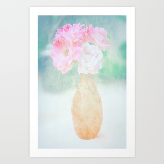 de belles fleurs Art Print