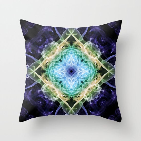 Smoke Art 89 Throw Pillow