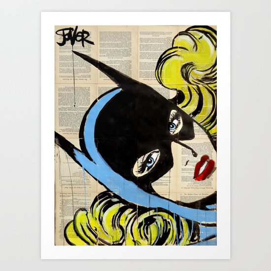 THAT GIRL Art Print