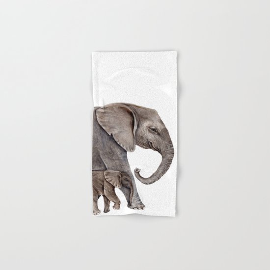 Elephants Hand & Bath Towel