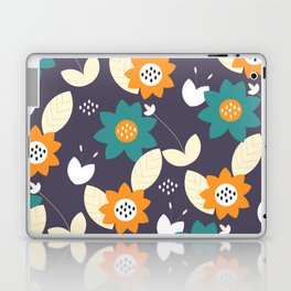 Floral cluster in the evening Laptop Skin