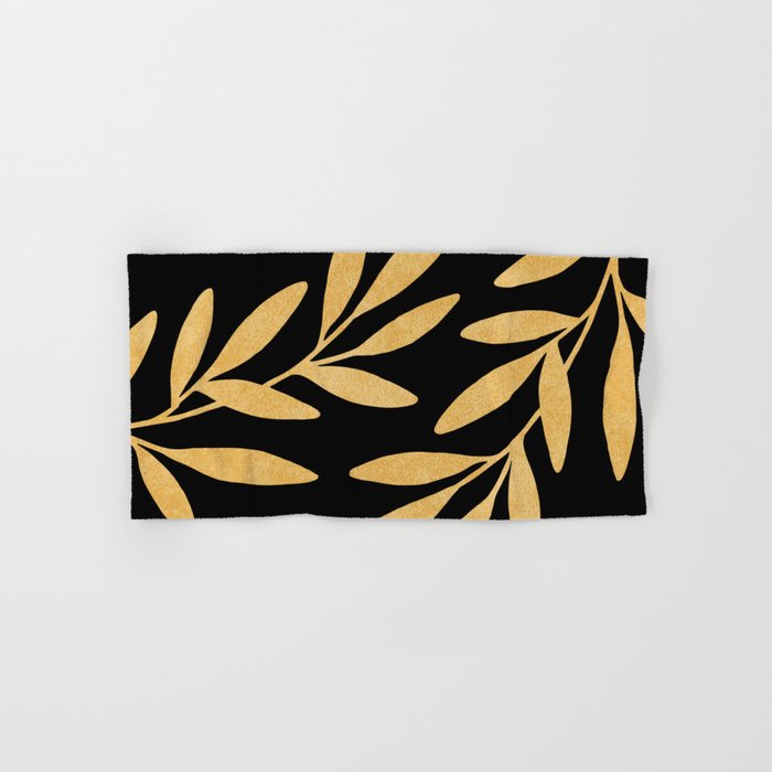 Black and gold decorative bath cheap towels
