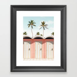 Beach Doors Framed Art Print
