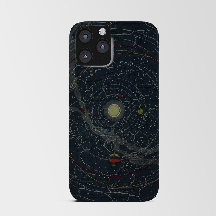 The Zodiac Light. Meteor Shower - Vintage Map iPhone Card Case