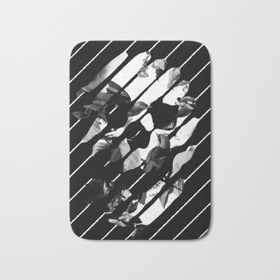 Memory Skull BW Bath Mat