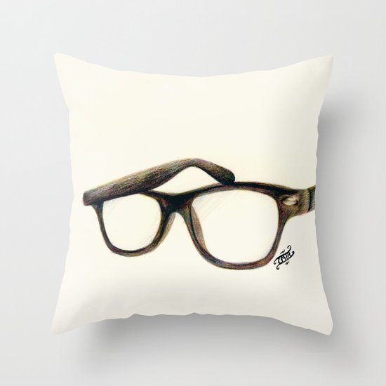 Hipster's Paradox Throw Pillow
